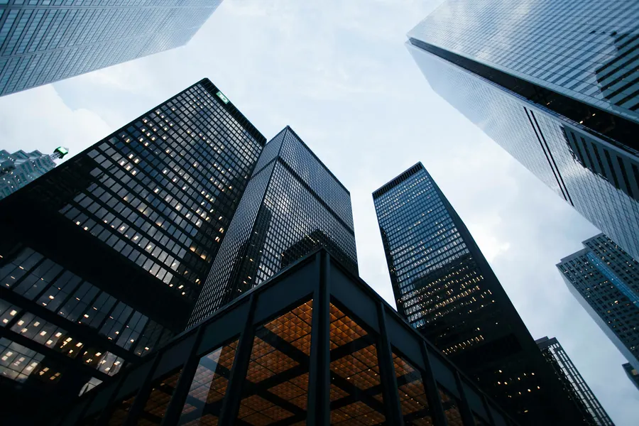 Des immeubles d'affaires